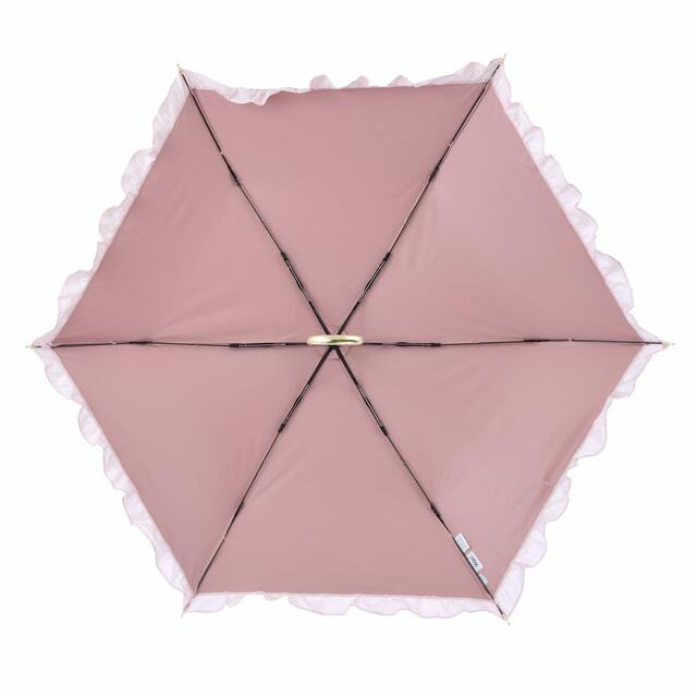 【Wpc.】ミニー 日傘 折りたたみ式 晴雨兼用 フリル SHINY DAY 4,000円