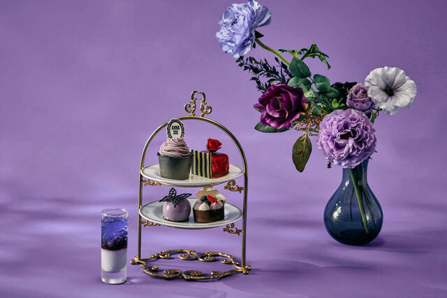 ミニアフタヌーンティー付きコース【ファンタジー&ローズ アフタヌーンティー with ANNA SUI】