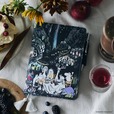 【ムーミン「ほぼ日手帳2026」】手帳カバー「大パーティの夜」：オリジナルサイズ（A6）、カズンサイズ（A5）／小説『たのしいムーミン一家』の挿絵を全面にプリント