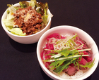 ビーフご飯、ミートご飯