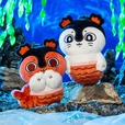 【ちいかわ新商品『映画ちいかわ 人魚の島のひみつ』】マスコット 各2,420円(左から セイレーン/からいお顔、セイレーン/ふつうのお顔)