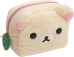 リラックマとカオルさん展限定 ぬいぐるみポーチ　各2,160円全2種