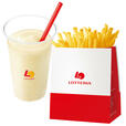「ふるポテコンビ」<価格:490円(税込)>【【ロッテリア】ドリンク+サイドメニューのコンビが“390円”から!毎日午後2時からお得な「カフェコンビ」が販売されます!】