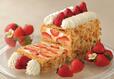 「KIHACHIのナポレオンパイ」＜価格：8,800円（税込）＞【甘くてジューシーな希少苺 「まりひめ」が楽しめる “アフタヌーンティー＆ナポレオンパイ”がキハチ青山本店に初登場！】