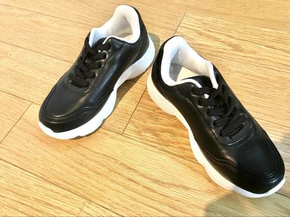 Gu おしゃれな黒スニーカーも 男女兼用子ども靴 3足着用レビュー 2 2 ハピママ