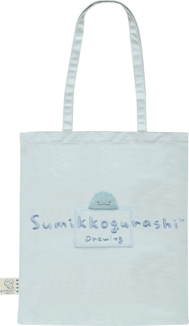 【すみっコぐらし「すみっコドローイング」】シンプルな線画のデザインで使いやすい「トートバッグ」