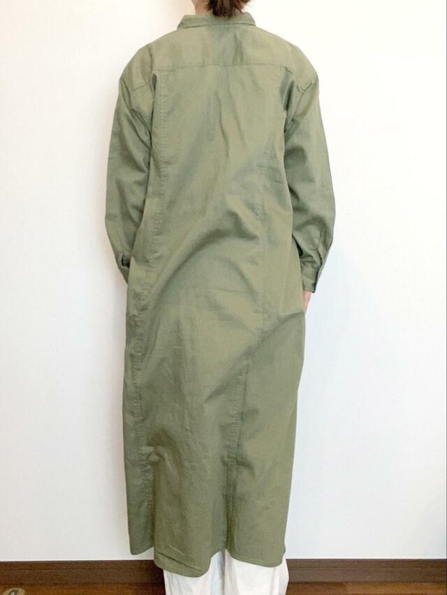 【AMERICAN HOLIC Wポケットシャツワンピース】体型を気にせずおしゃれを楽しめます！