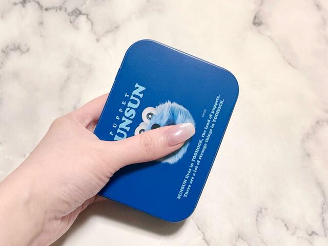 【パペットスンスン付録：缶ケース】小物整理に便利なサイズ感で、バッグの中に入れて持ち歩くのにもぴったり