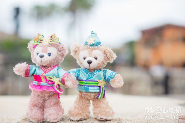 ダッフィーとシェリーメイと巡るのも楽しい