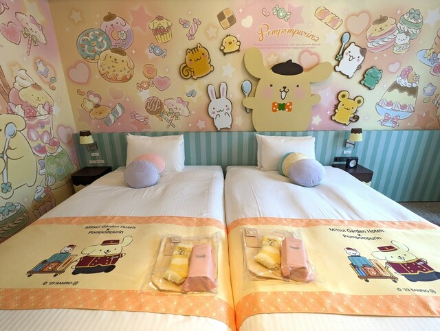 【三井ガーデンホテル銀座五丁目】ポムポムプリンのスイーツパーティールーム