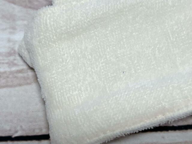 ふわふわのパイル生地