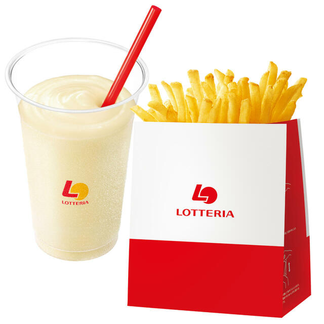 「ふるポテコンビ」<価格:490円(税込)>【【ロッテリア】ドリンク+サイドメニューのコンビが“390円”から!毎日午後2時からお得な「カフェコンビ」が販売されます!】