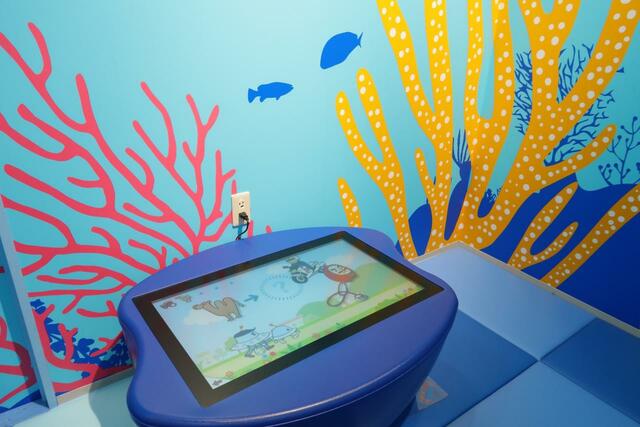キッズランドにはゲームで学べるコーナーもあります