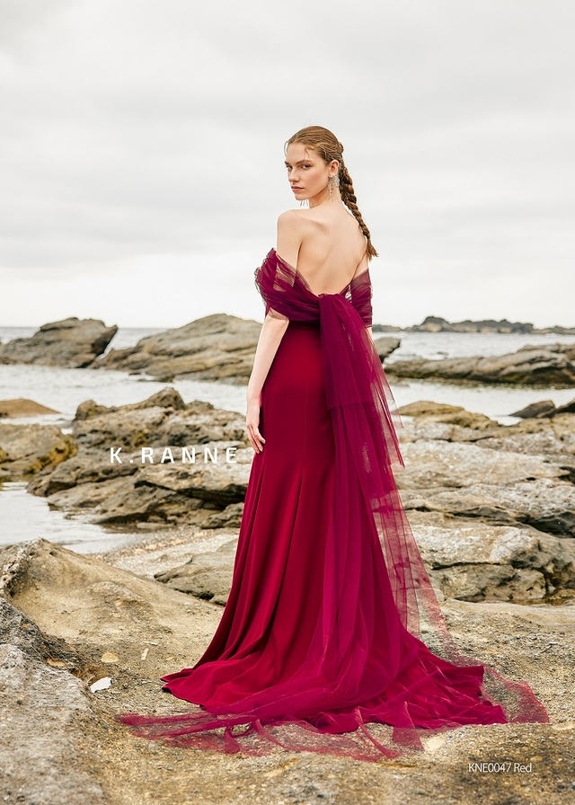クラウディア|「K.RANNE-クランネ-」新作ウェディングドレス|KNE0047_Red