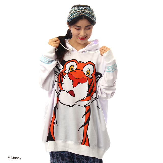 【Disney Princess】アラジン　ジャスミン＆ラジャー ＢＩＧサイズパーカー　5,184円(税込)