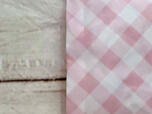 ピンクのギンガムチェックが可愛い♪