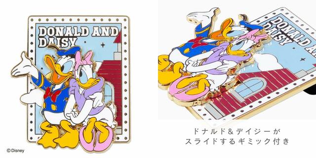 コレクションピンバッジ  ドナルド＆デイジー  1,650円