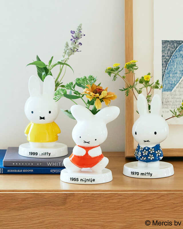 【ミッフィー / studio CLIP×Dick Bruna】フラワーベース 2,790円（第2弾での発売）