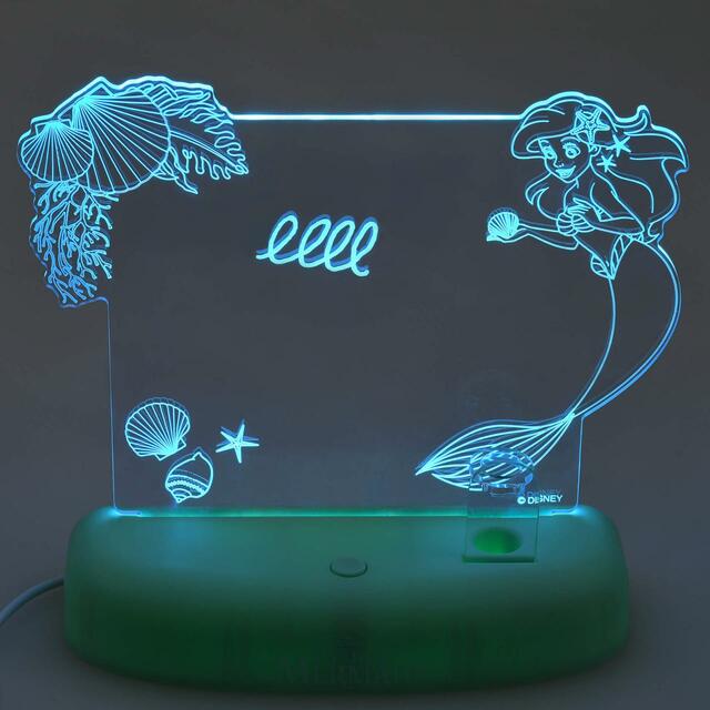 アリエル&フランダー LEDライトメモ ライトアップ Ariel in the Sea 3,300円