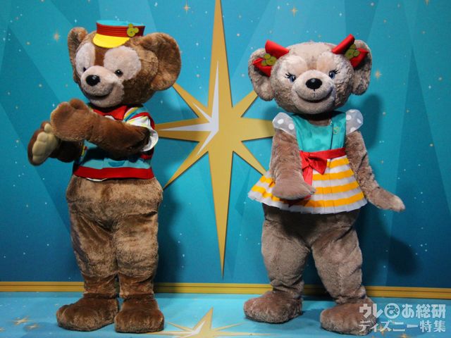Disney FanDazeのダッフィー&シェリーメイのペアグリーティング