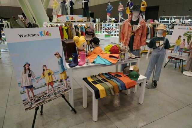 ワークマン　春夏展示会　ワークマンキッズのコーナー