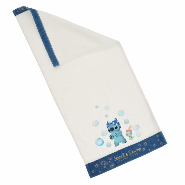 スティッチ＆スクランプ フェイスタオル Disney Stitch＆Scramp OHANA LIFE 1,760円