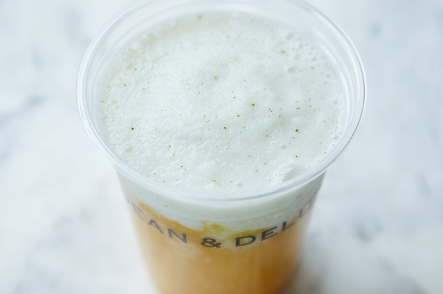 甘く香ばしいヘーゼルナッツシロップが隠し味