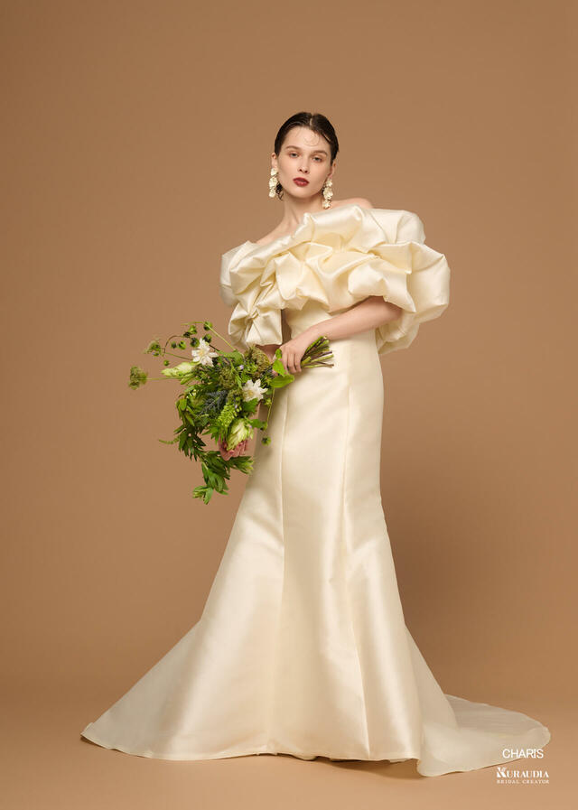 「Irida maison（イリーダメゾン）」新作ウェディングドレス　IM-0041_OffWhite