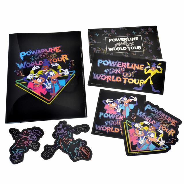 グーフィー、マックス、パワーライン クリアファイル・ステッカー Dance with Goofy 880円