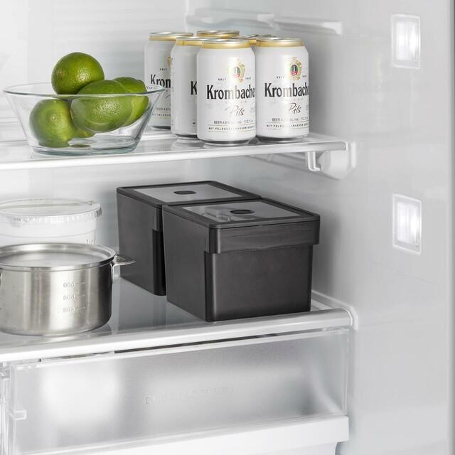 【山崎実業 tower×ベルメゾン】目隠しワゴン電子レンジ・食洗機対応のザル付き保存容器 