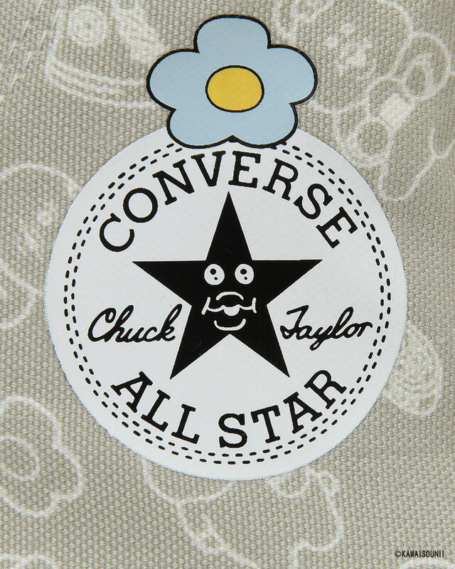 【CONVERSE×可哀想に！コラボシューズ／ALL STAR PT HI/KAWAISOUNI!】コラボならではのロゴにも注目！