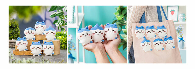 【ハチワレだらけくじ】E賞：てくてく全身ぬいぐるみバッジ／いつもと見た目が違うハチワレが大集合！全6種