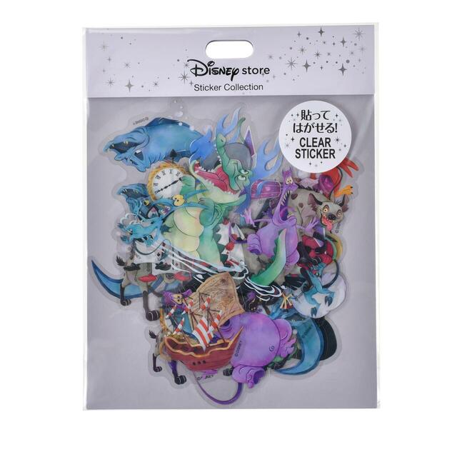 ディズニーヴィランズ シール・ステッカー クリア 貼ってはがせる ダイカット Sticker Collection MISCHIEVOUS FRIENDS 700円