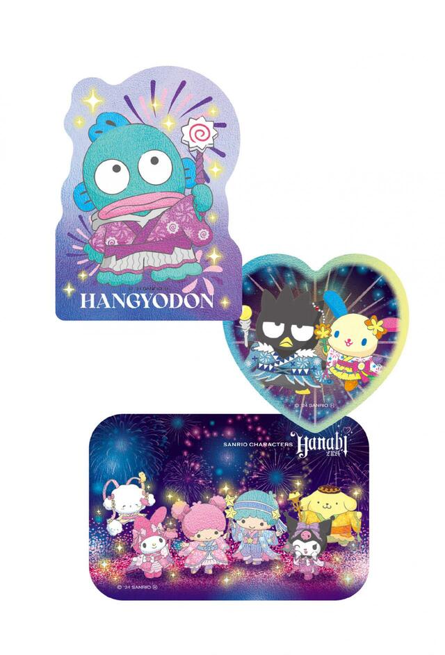 ダイカットステッカー賞｜Happyくじ「Sanrio characters HANABI 2024」