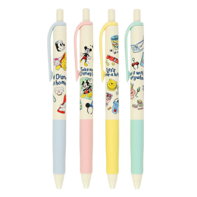 ボールペン〈ジェットストリーム〉セット 1,400円｜東京ディズニーリゾート「パークのおみやげたちをモチーフにしたグッズ」｜販売店舗：東京ディズニーランド「グランドエンポーリアム」、東京ディズニーシー「エンポーリオ」｜発売日：2024年11月21日（木）