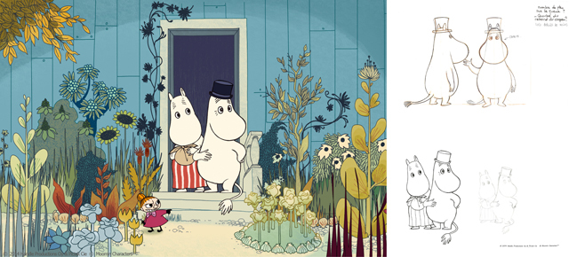 「劇場版 ムーミン 南の海で楽しいバカンス」メイキング オブ展　© 2014 Handle Productions Oy & Pictack Cie © Moomin Charcters ™