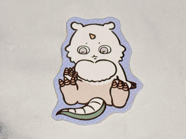 「シールイラスト3 ちいかわのおともだち」にいたあのこもチョイス。おともだち…なのでしょうか…不穏な気持ちにさせられます…