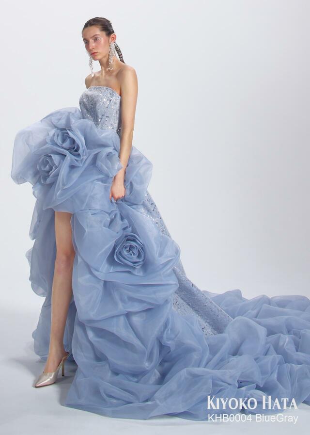 「KIYOKO HATA」新作ウェディングドレス KHB0004_BlueGray