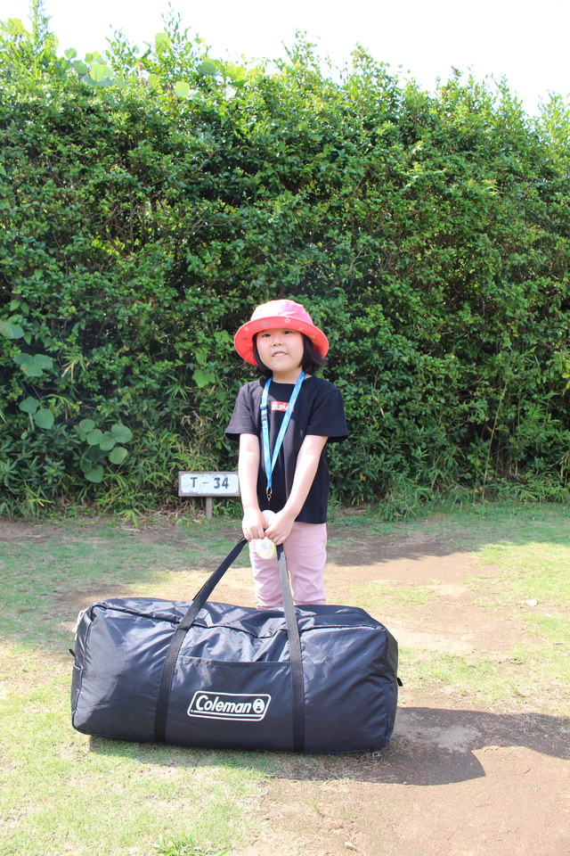 畳んでいるとコンパクト。収納場所にも困らない。