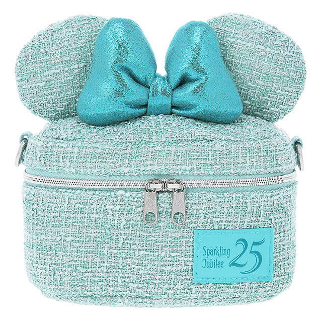 ポーチ 3,600円|「東京ディズニーシー25周年“スパークリング・ジュビリー”」スペシャルグッズ|販売店舗:東京ディズニーシー「エンポーリオ」|発売日:2026年4月8日(水)