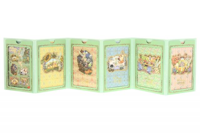 ポストカードセット 1,500円｜「フェアリー・ティンカーベルのビジーバギー」をテーマにしたグッズ｜東京ディズニーシー新テーマポート「ファンタジースプリングス」販売店舗：東京ディズニーシー「エンポーリオ」｜発売日：2024年5月28日（火）