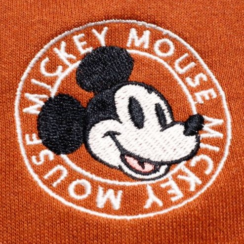 <Disney>【ミッキー&ミニー】フェイス刺しゅう裏毛トラックジャケット 3,980円