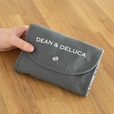 【DEAN ＆ DELUCA　ショッピングバッグ】折りたたむと手のひらサイズに！旅行のサブバッグなどにもおすすめです◎