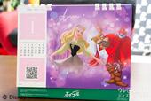 ディズニープリンセス卓上カレンダー