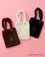 【モンチッチ×OPAQUE.CLIP】フェイス刺しゅうボアA4トートバッグ　¥5,480（税込）