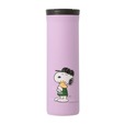 【PEANUTS™+STARBUCKS™】「PEANUTS ステンレスボトル パープル 473ml」¥5,900