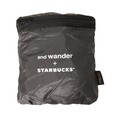 【スターバックス新作グッズ】and wander + STARBUCKS Sil デイパック / 22,000円／便利なパッカブル仕様