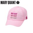 【PLAZA】「マリークワント キャップ ピンク」￥3,960／側面にデザインされたデイジーの刺しゅうがポイント