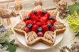 【キル フェ ボン】「星型 赤いフルーツとチョコレートクリームのタルト」Whole(19cm)  5～6名用 9,990円