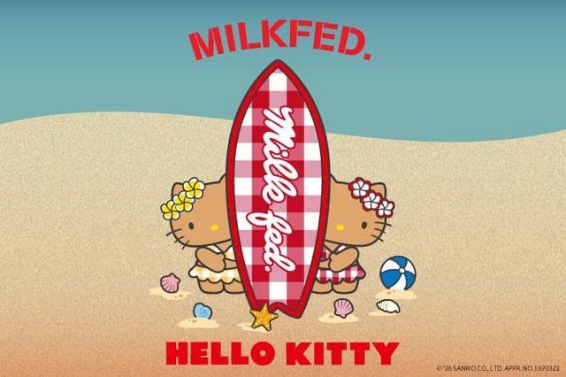 【MILKFED.×ハローキティ】MILKFED.（ミルクフェド）がハローキティとのコラボレーションアイテムを発売！
